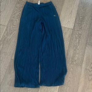 ALO Yoga Blue Wide-Leg Pants